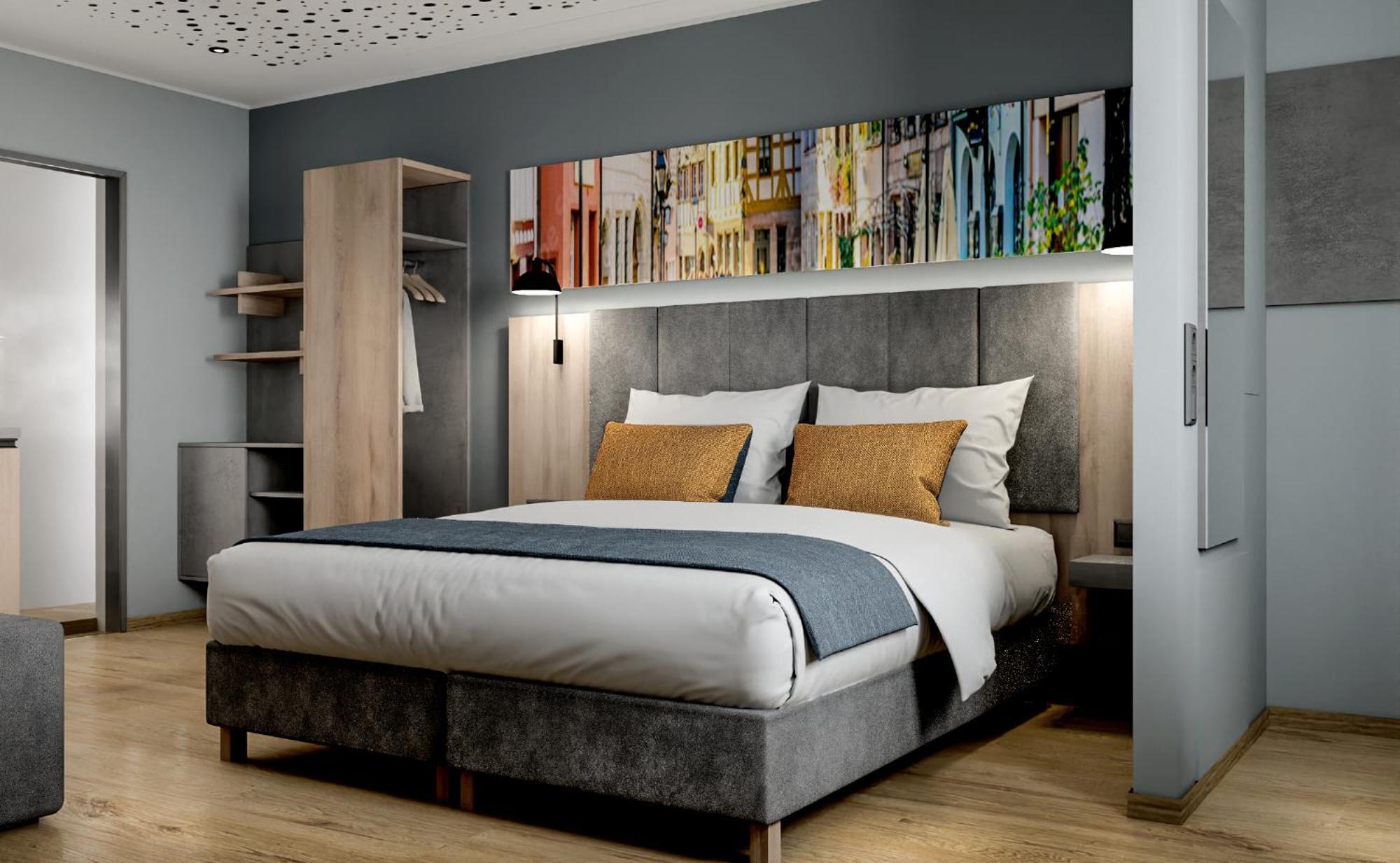 Xzllenz Traum Studio-Apartment, Frei-Parken, U-Bahn, Kueche 뉘른베르크 객실 사진